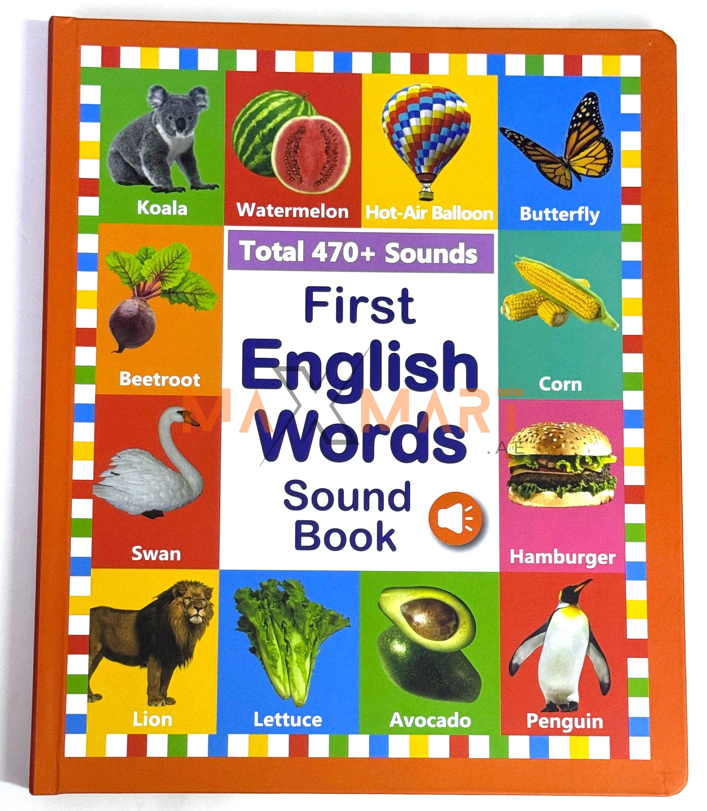Sound Books for Kids Interactive & Educational – Learn & Play with Fun (Set of 4)